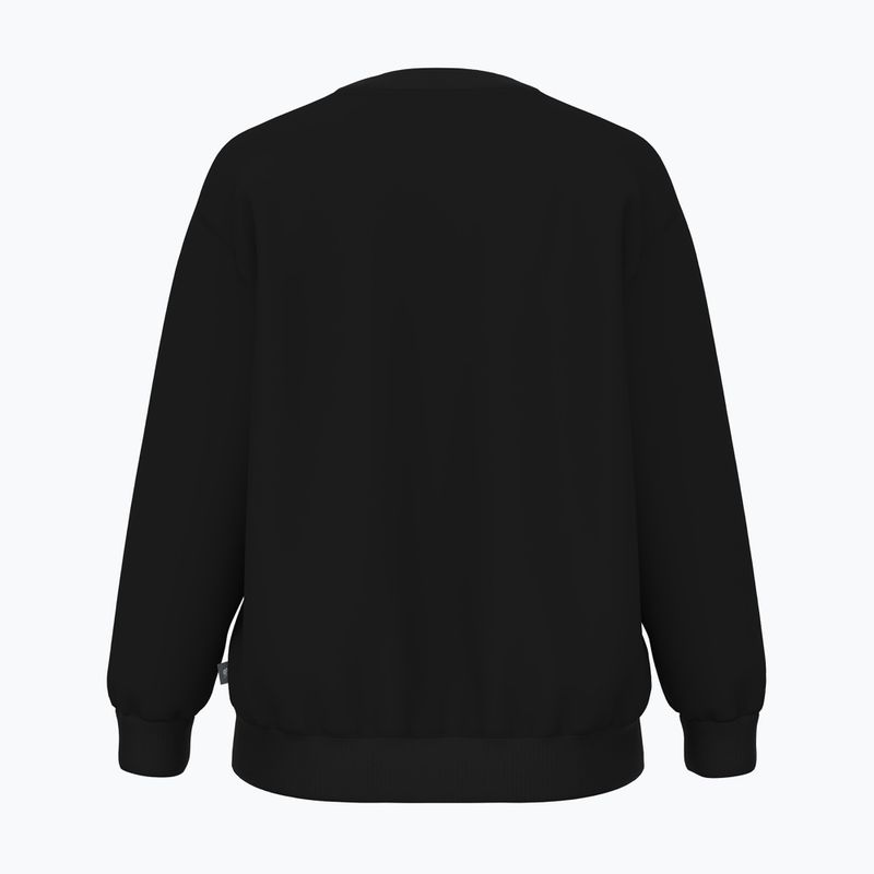 Felpa New Balance Sport Fleece Logo Crew donna nero 2