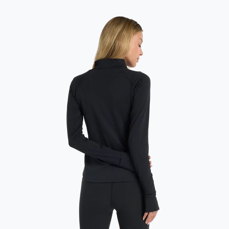 Felpa da running New Balance Harmony Half Zip da donna, nero 2