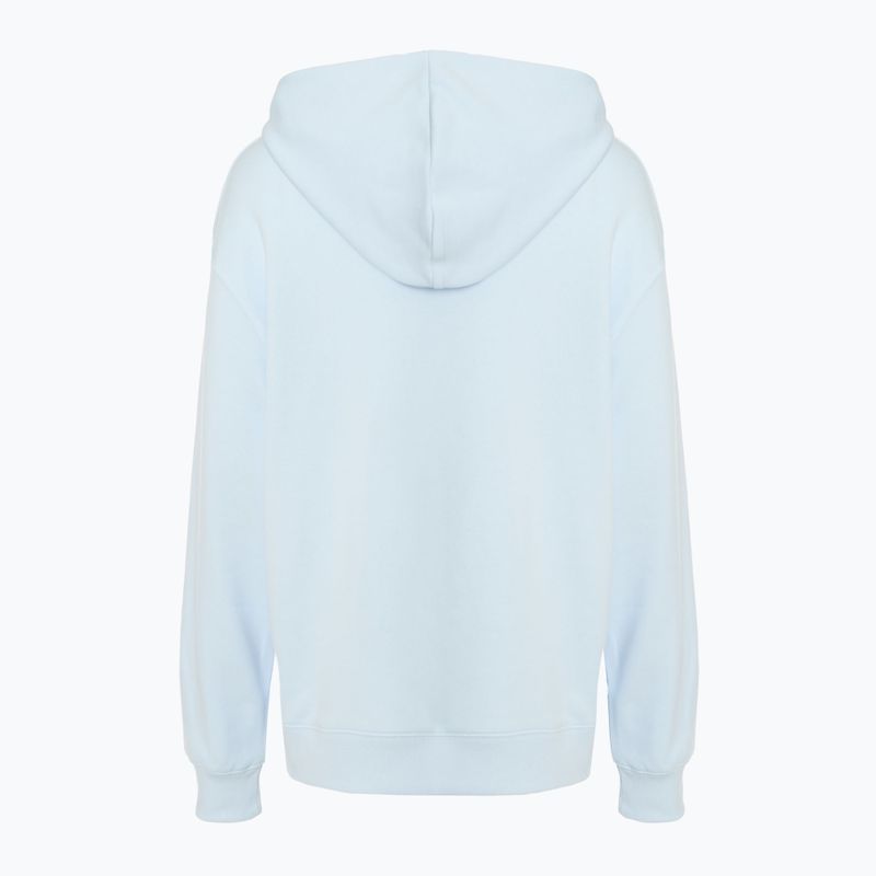 Felpa con cappuccio New Balance Sport Graphic French Terry Donna blu ghiaccio 2