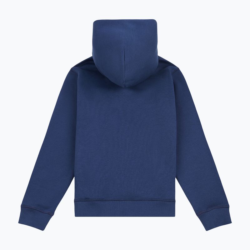 Felpa per bambini New Balance Brush Back Small Logo Full Zip Hoodie nb navy 2