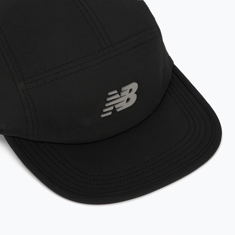 Cappello da baseball New Balance 5 Panel Performance V 2.0 nero 3
