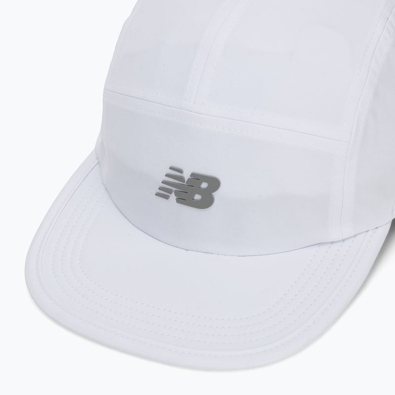 Cappellino con visiera New Balance 6 Panel Performance V 2.0 white 3