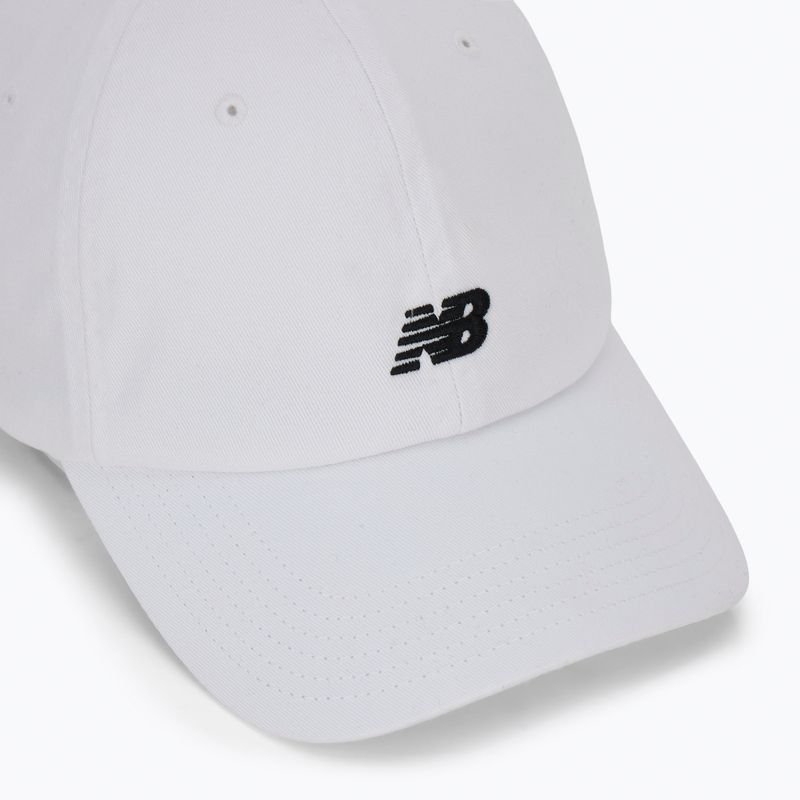 Cappello da baseball New Balance 6 Panel Classic V 2.0 bianco 3