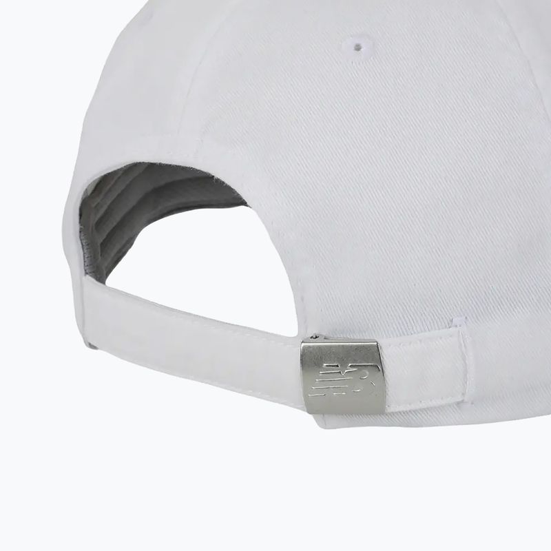 Cappello da baseball New Balance 6 Panel Classic V 2.0 bianco 3