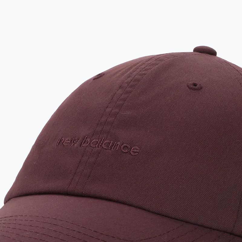 Cappello da baseball New Balance 6 Panel Linear Logo fadedplu da donna 3