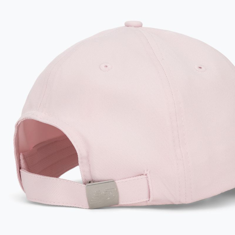 Cappello New Balance a 6 pannelli con logo lineare da donna rosesugar 4