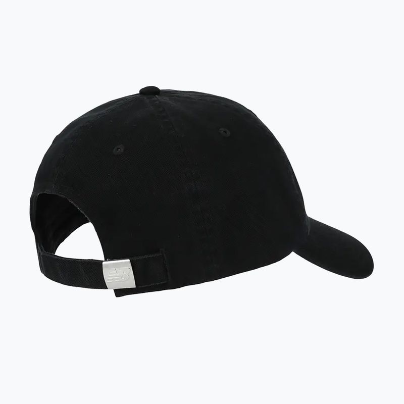 Cappello New Balance 6 Panel Patch Logo nero 2