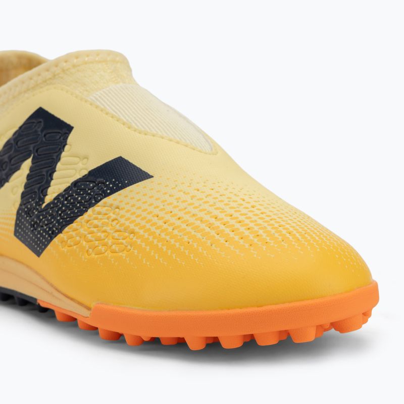 Scarpe da calcio per bambini New Balance Tekela Magique V4+ Jr TF beige 7