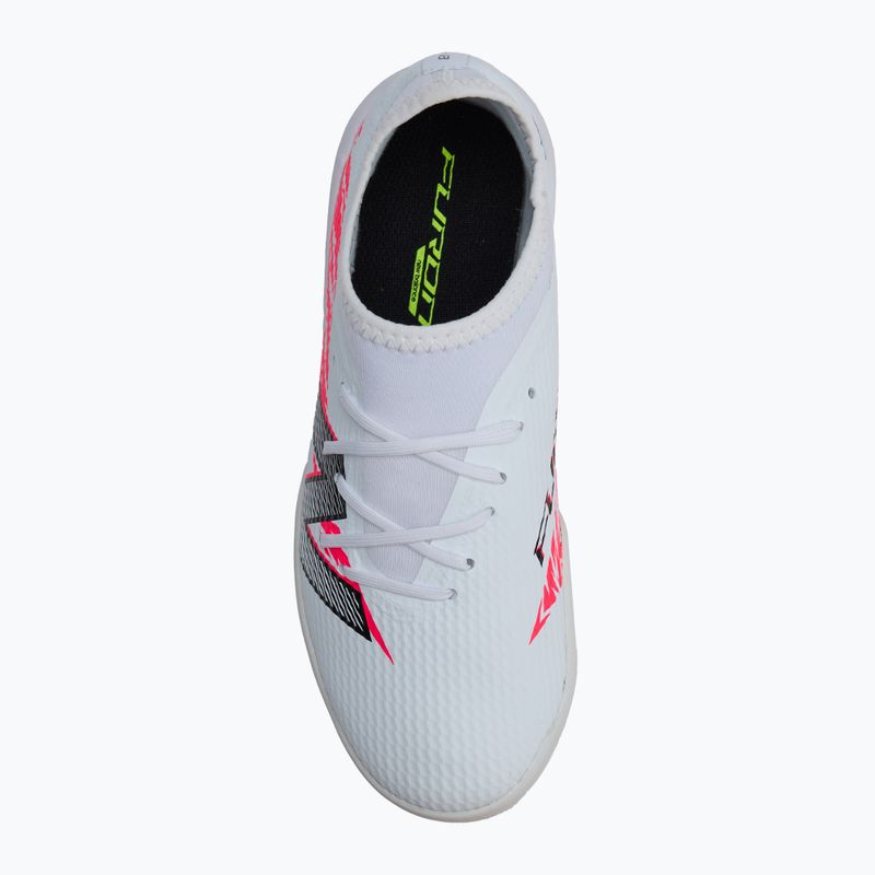 Scarpe da calcio per bambini New Balance Furon Team V8 Jr TF bianco 5