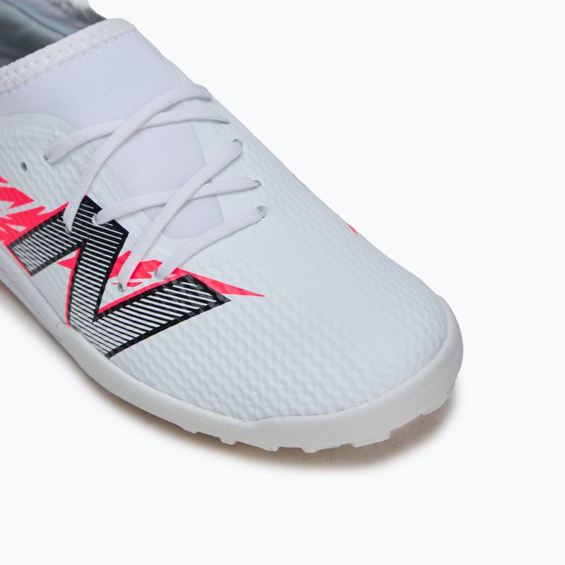 Scarpe da calcio per bambini New Balance Furon Team V8 Jr TF bianco 7