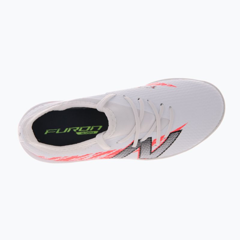 Scarpe da calcio per bambini New Balance Furon Team V8 Jr TF bianco 11