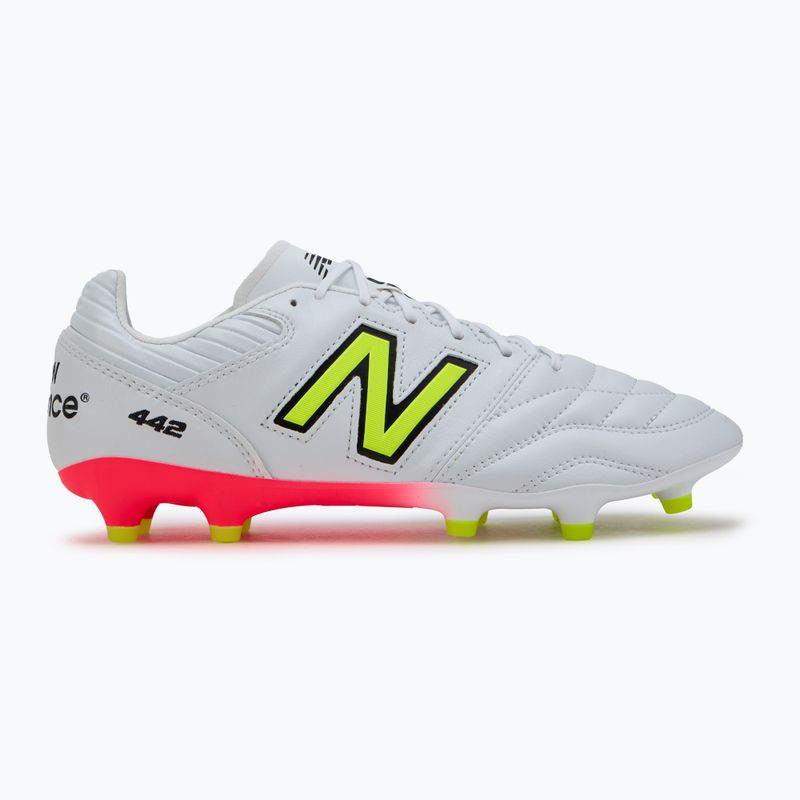 Scarpe da calcio da uomo New Balance 442 Pro V2 FG bianco 2