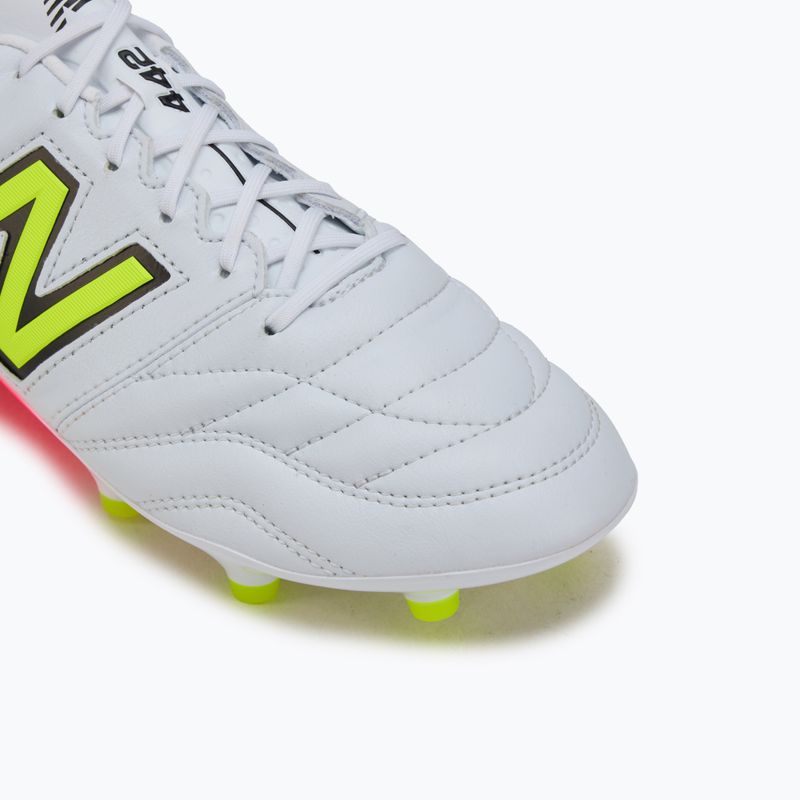 Scarpe da calcio da uomo New Balance 442 Pro V2 FG bianco 7