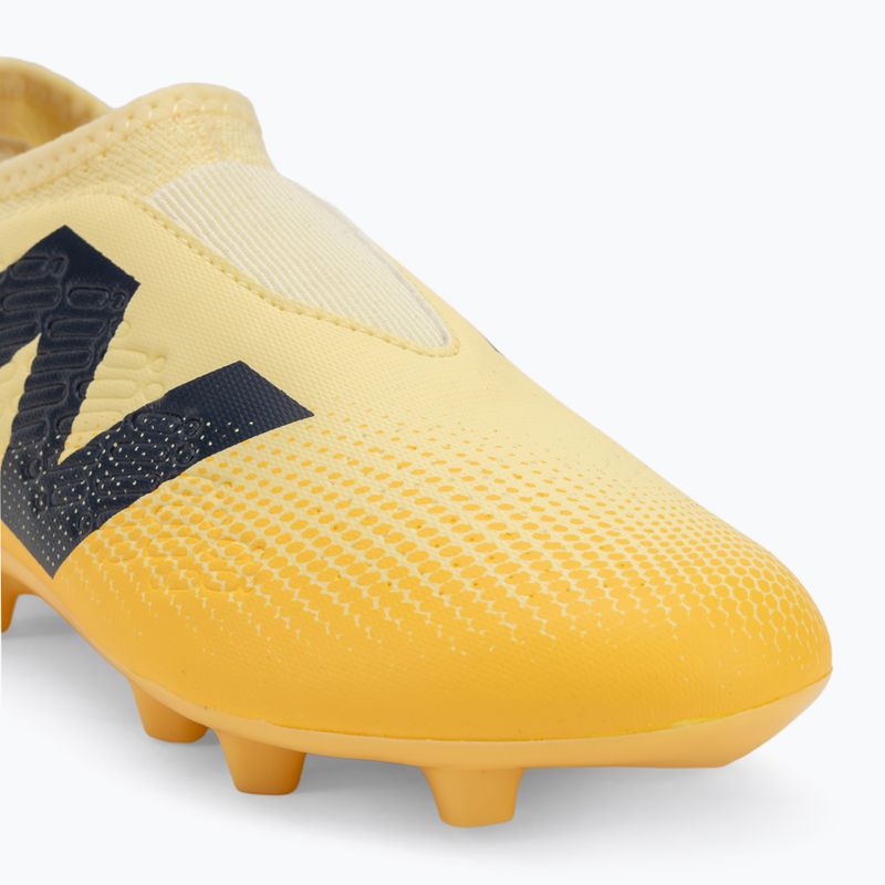 Scarpe da calcio per bambini New Balance Tekela Magique V4+ Jr FG beige 7