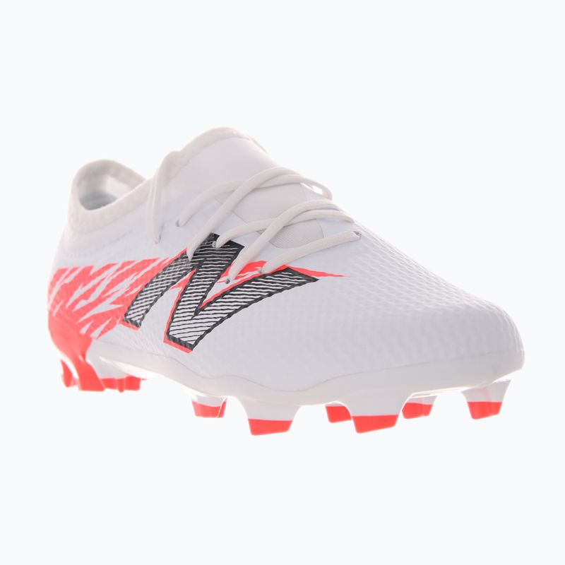 Scarpe da calcio per bambini New Balance Furon Team V8 Jr FG bianco 8