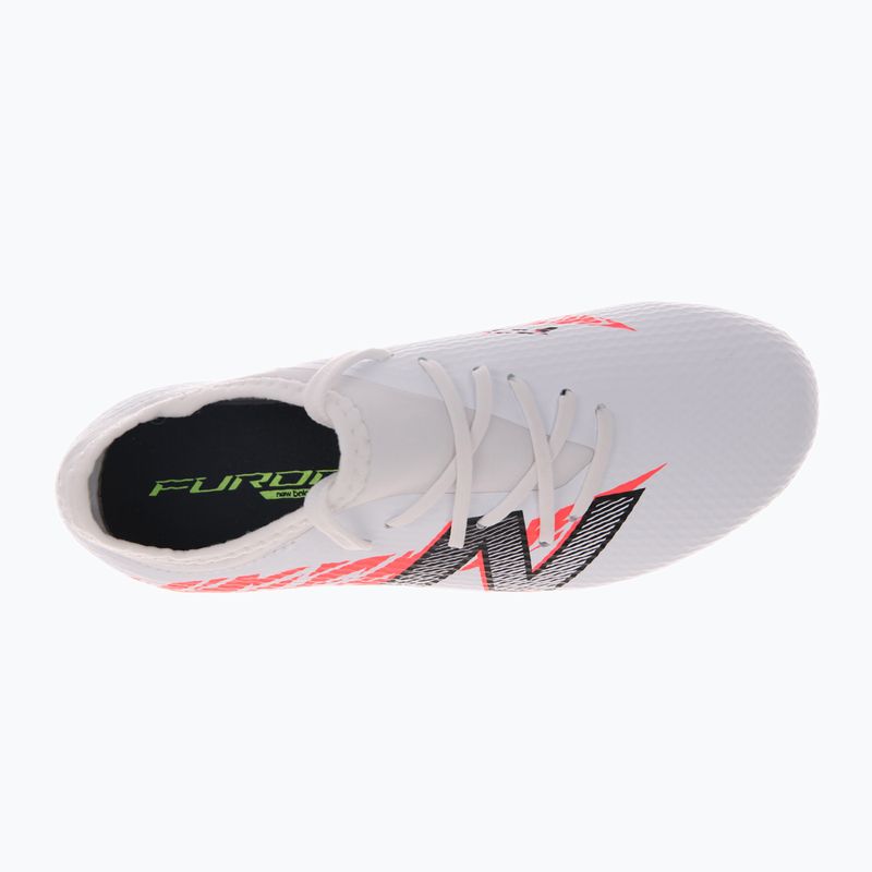 Scarpe da calcio per bambini New Balance Furon Team V8 Jr FG bianco 11