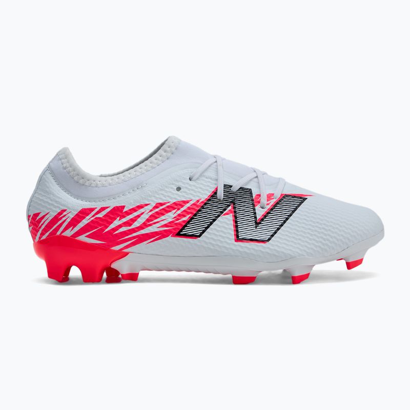 Scarpe da calcio per bambini New Balance Furon Team V8 Jr FG bianco 2