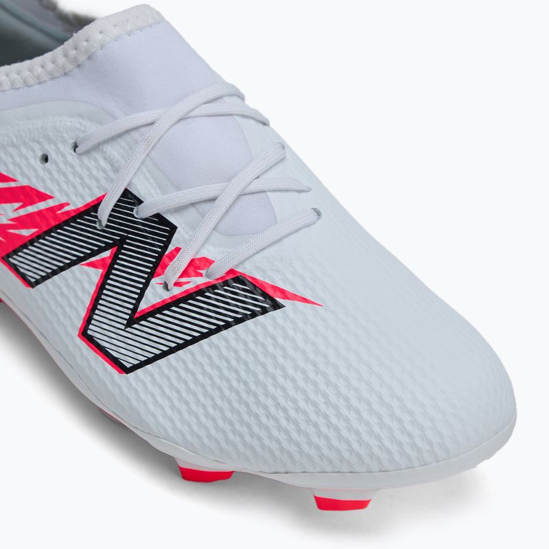 Scarpe da calcio per bambini New Balance Furon Team V8 Jr FG bianco 7