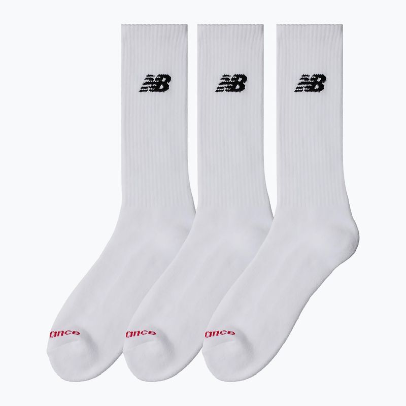 Calzini New Balance Everyday Crew 3 paia bianchi 2
