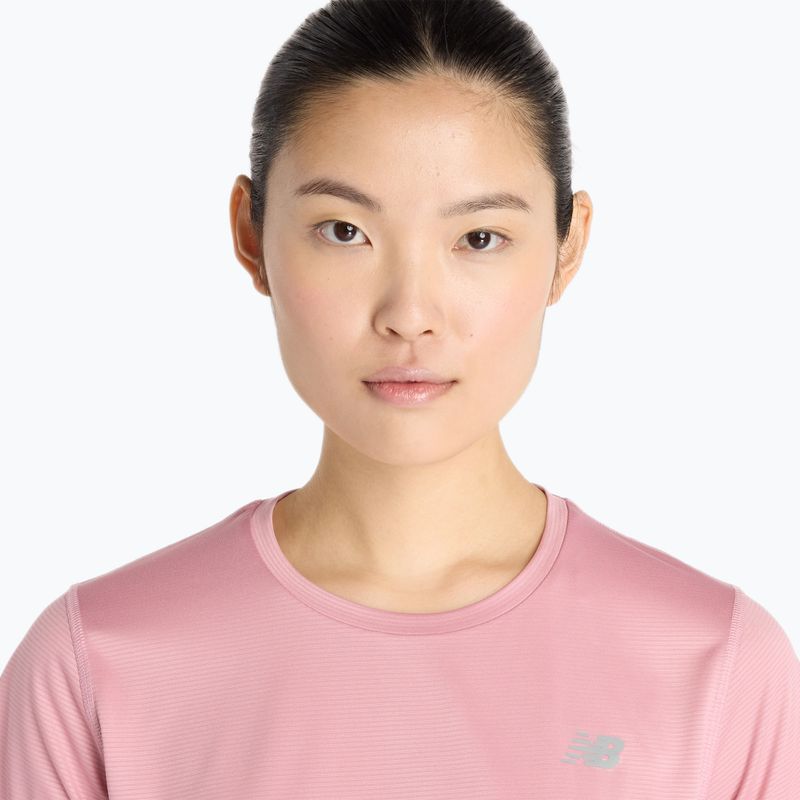 Maglia da corsa New Balance Essentials rosa taffy da donna 4