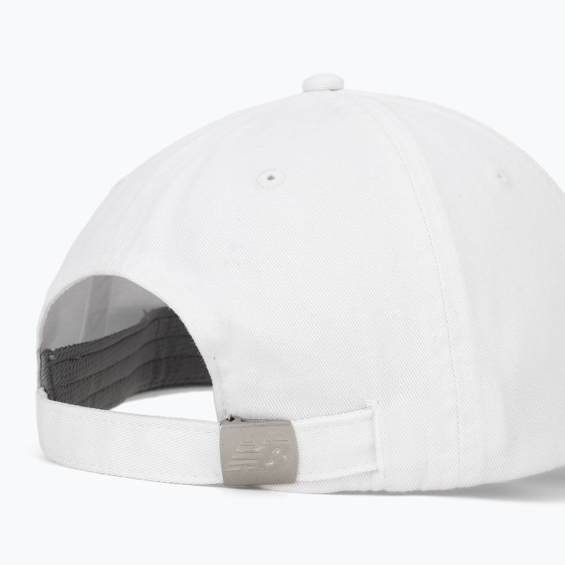 Berretto da baseball New Balance 6 Panel Class bianco da donna 4