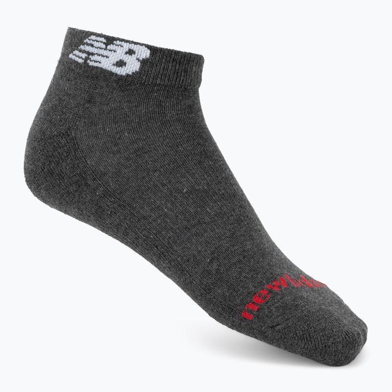 Calzini New Balance Everyday Low Cut 6 pairs white/silver metallic 4