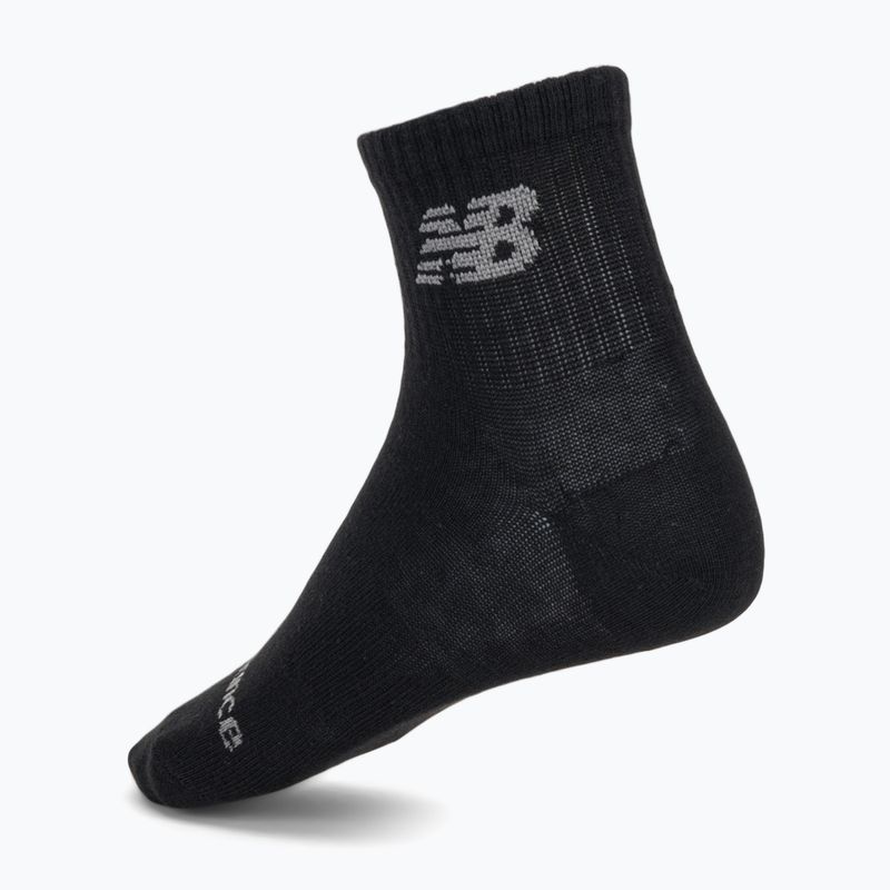 Calzini New Balance Performance Basic Ankle 3 pairs black/white 2