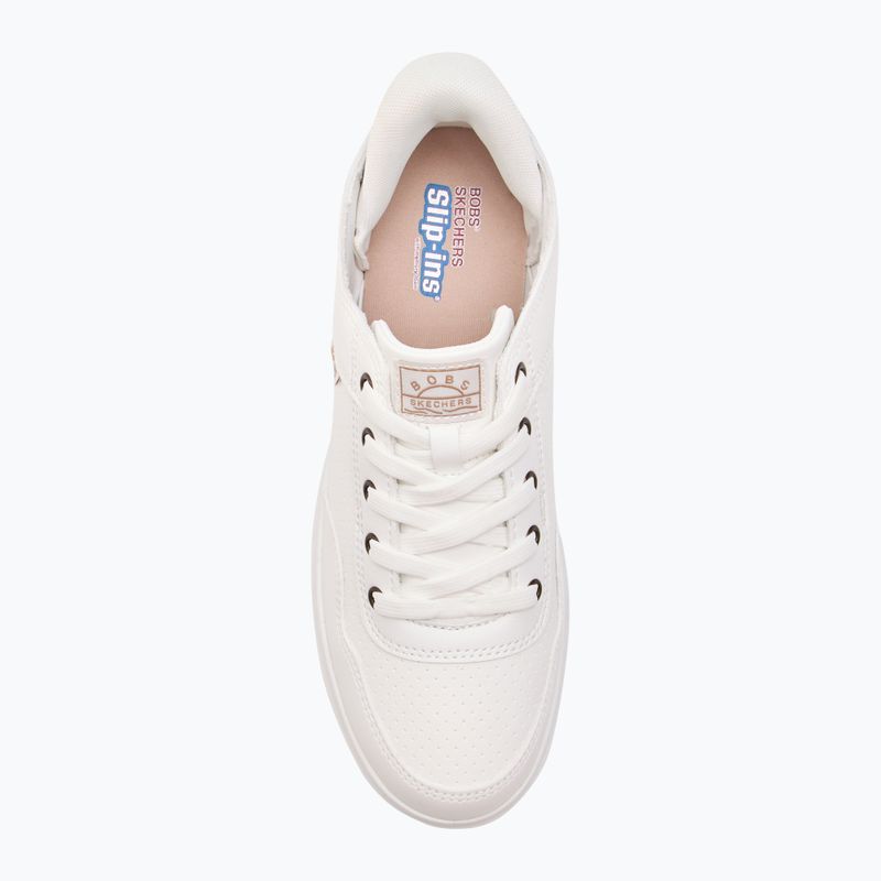 SKECHERS scarpe da donna Bobs D'Vine So Flattered bianco 5