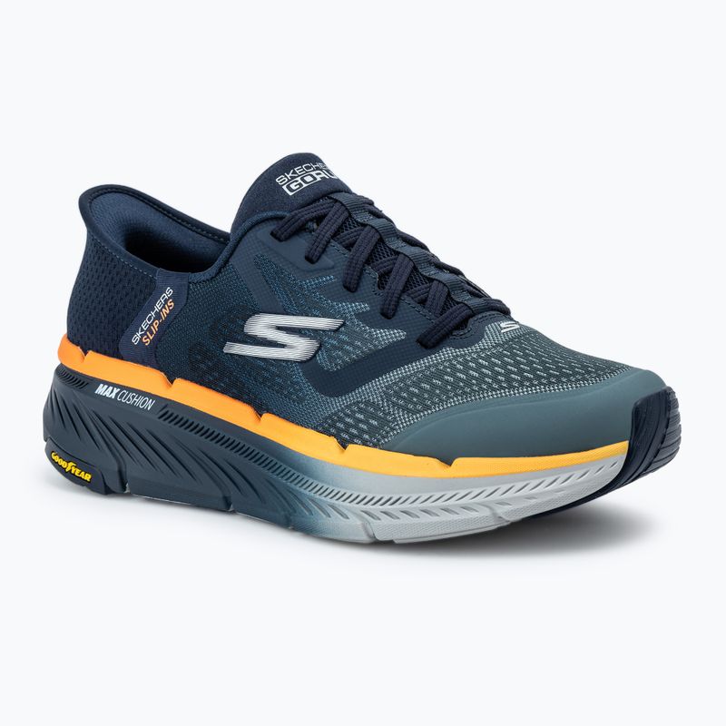 Scarpe SKECHERS Max Cushioning Premier 2.0 da uomo, blu/arancio