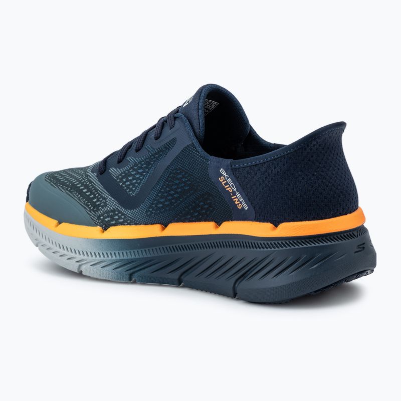 Scarpe SKECHERS Max Cushioning Premier 2.0 da uomo, blu/arancio 3