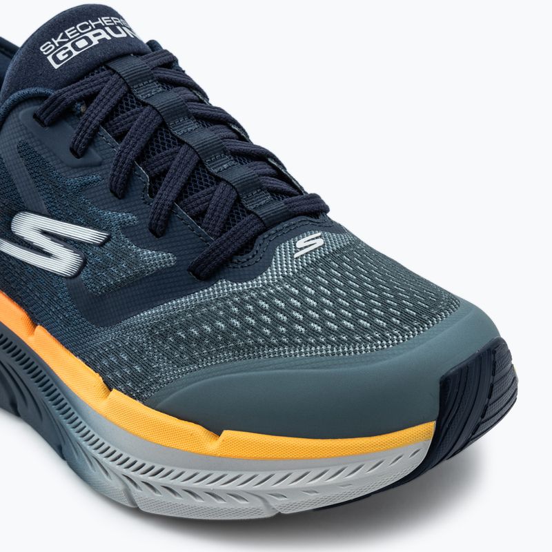 Scarpe SKECHERS Max Cushioning Premier 2.0 da uomo, blu/arancio 7