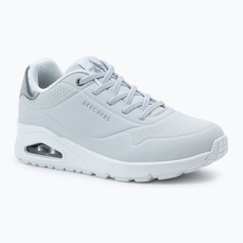 SKECHERS scarpe da donna Uno Shimmer Away bianco/argento