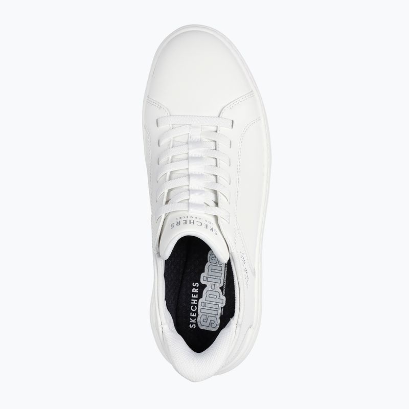 SKECHERS scarpe da uomo Court Break Double Vented bianco 11