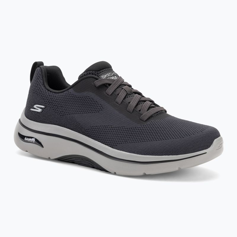 Scarpe da uomo SKECHERS Go Walk Arch Fit 2.0 Temporal nero