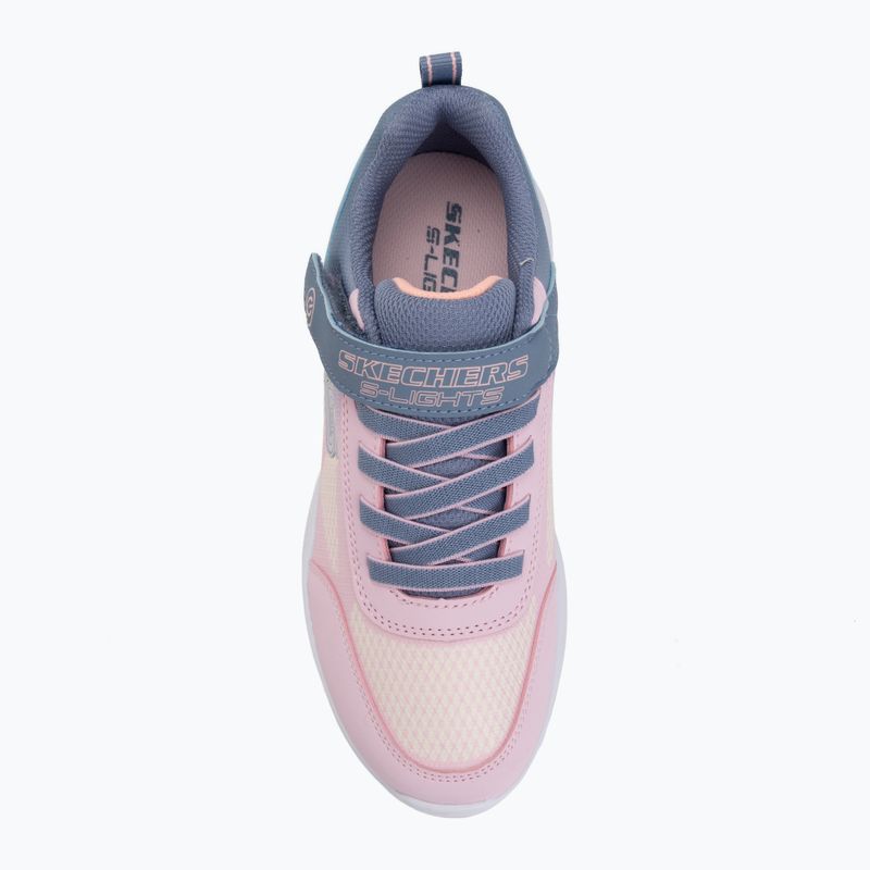 Scarpe per bambini SKECHERS Sola Glow Ombre Deluxe gray 5