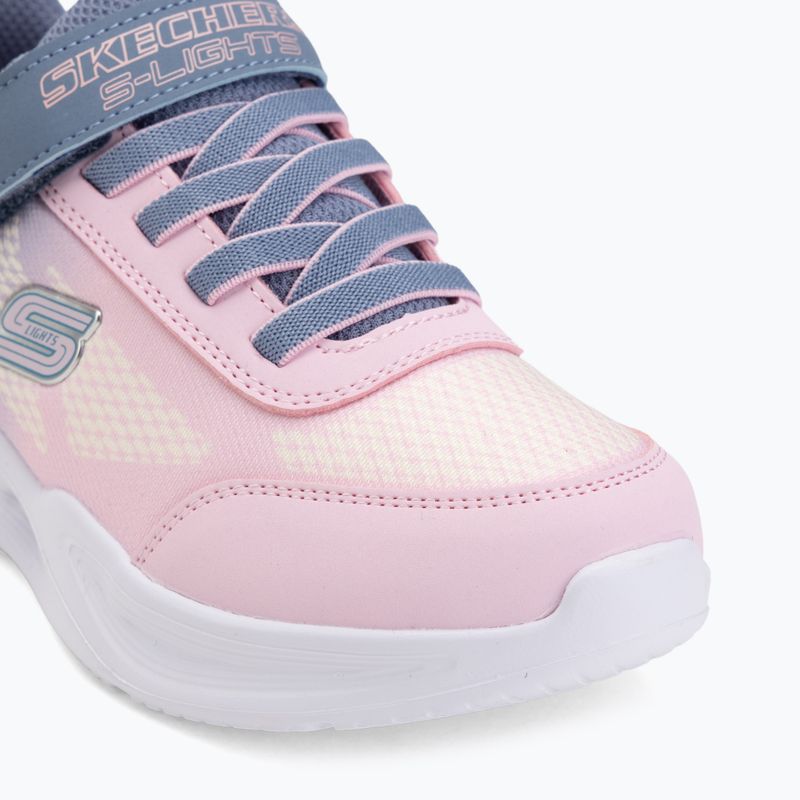 Scarpe per bambini SKECHERS Sola Glow Ombre Deluxe gray 7