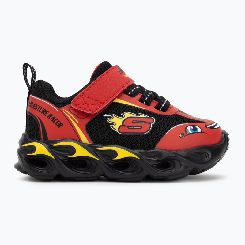 Scarpe bambini SKECHERS Skechers Thermo-Flash Wheel Buddies rosso/nero 2