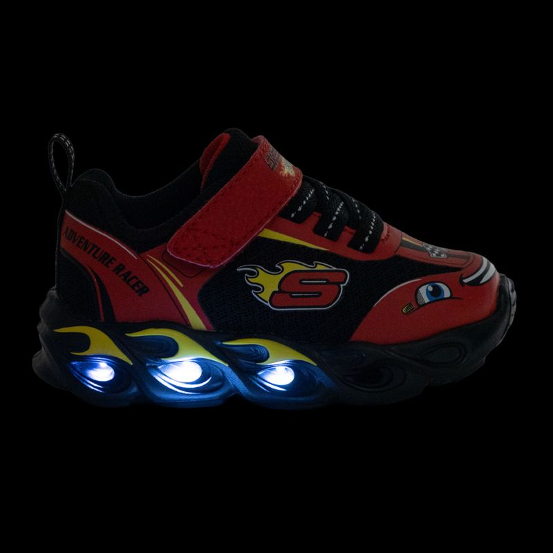 Scarpe bambini SKECHERS Skechers Thermo-Flash Wheel Buddies rosso/nero 8