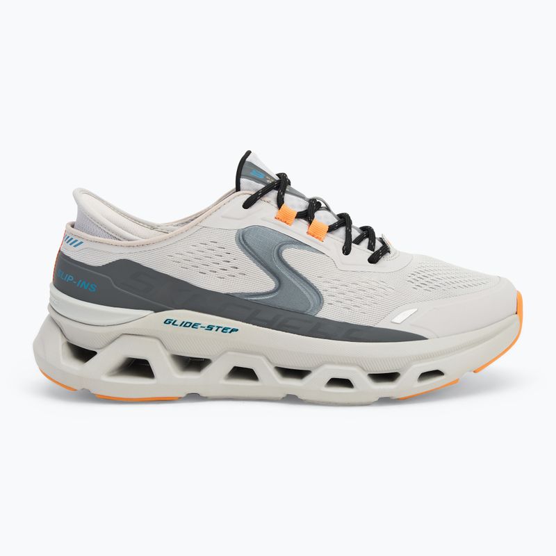 SKECHERS Glide Step Altus scarpe da uomo grigio/arancio 2