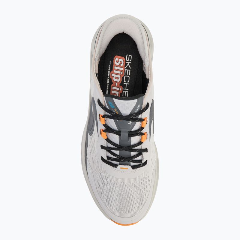 SKECHERS Glide Step Altus scarpe da uomo grigio/arancio 5