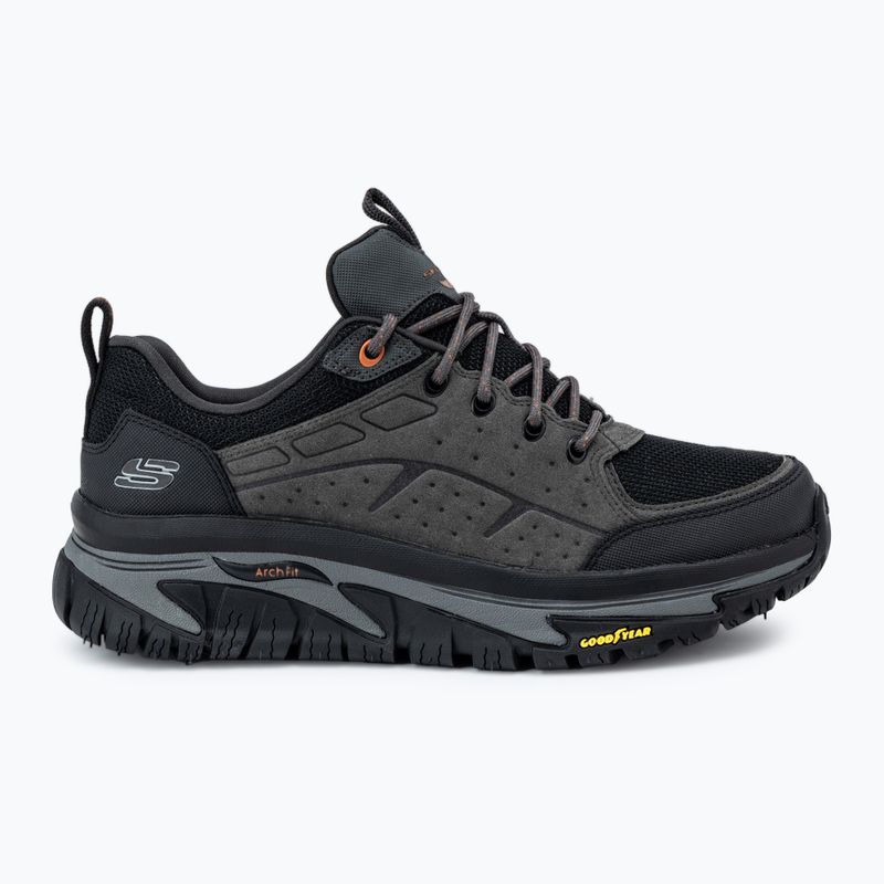 Scarpe SKECHERS Arch Fit Road Walker Recon da uomo, carbone/nero 2