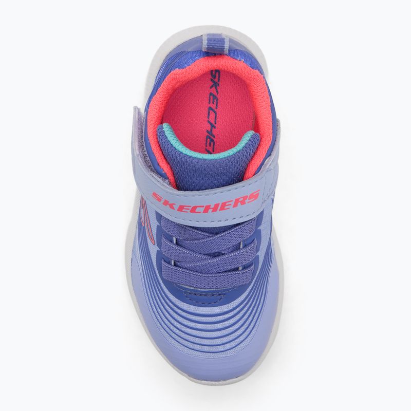 SKECHERS Microspec Advance lavanda/rosa scarpe per bambini 5