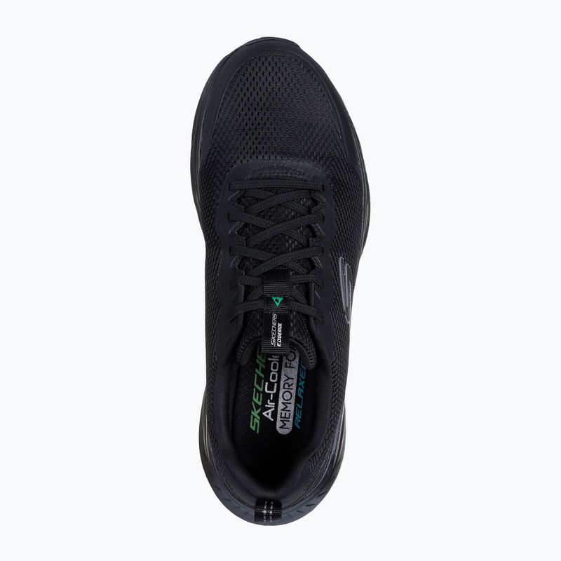 SKECHERS scarpe da uomo Edgeride Rekze nero 5
