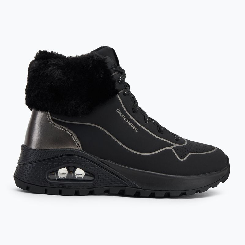 Scarpe SKECHERS Uno Rugged Fall Shimmer nero/metallizzato da donna 2