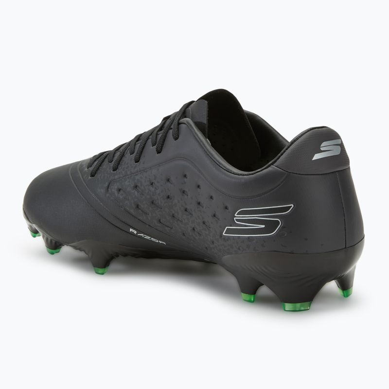 Skechers Razor Academy Gold 1.5 FG nero/argento scarpe da calcio da uomo 3