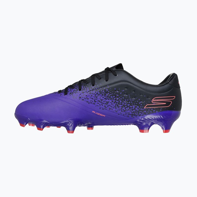 Scarpe da calcio da uomo Skechers Razor Academy Gold 1.5 FG viola 9