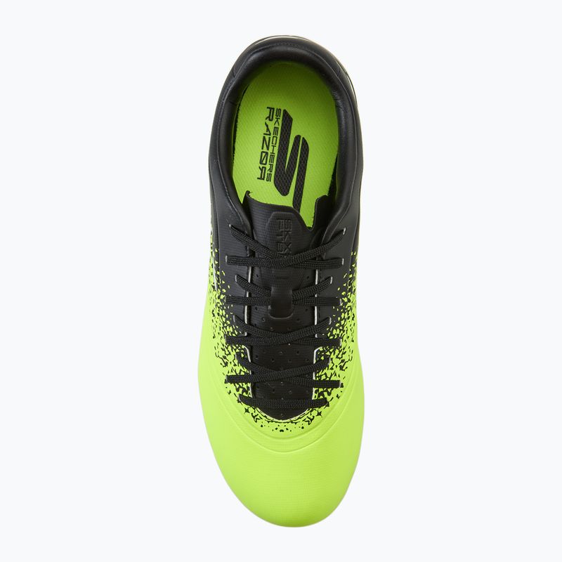 Skechers Razor Academy Gold 1.5 FG scarpe da calcio uomo giallo/nero 5