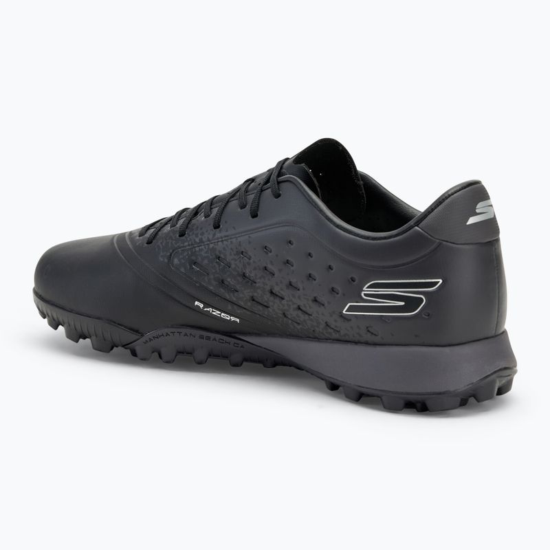 Skechers Razor Academy Gold 1.5 TF nero/argento scarpe da calcio da uomo 3