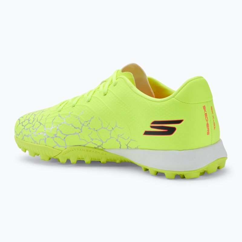 Uomo Skechers SKX Academy Gold 1.5 TF scarpe da calcio giallo/nero 3