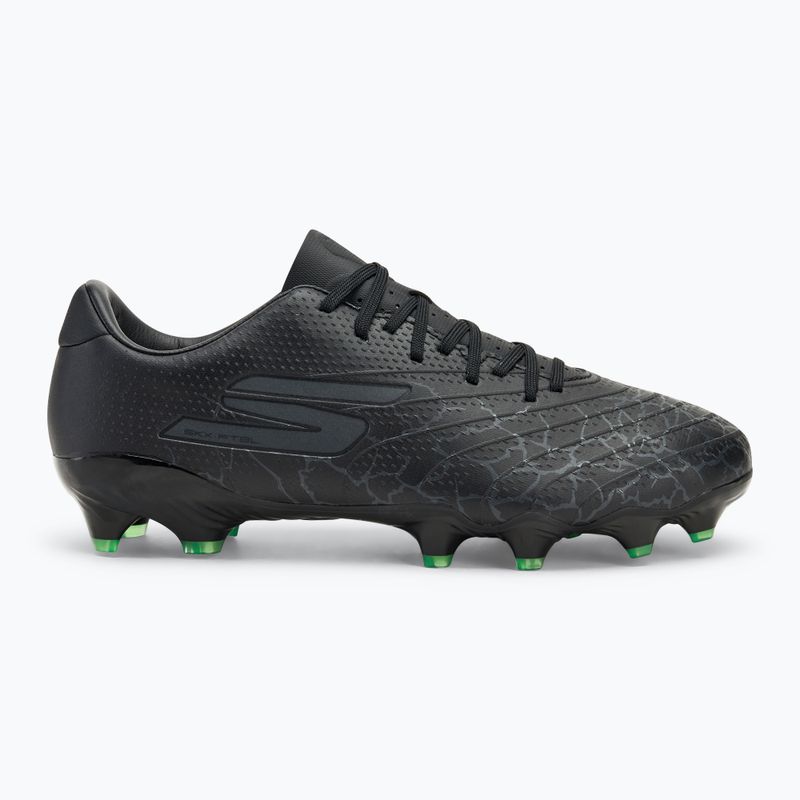Scarpe da calcio Skechers SKX Academy Gold 1.5 FG nero/argento per uomo 2
